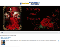 Tablet Screenshot of historyandwomen.com
